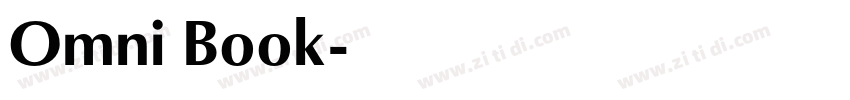 Omni Book字体转换